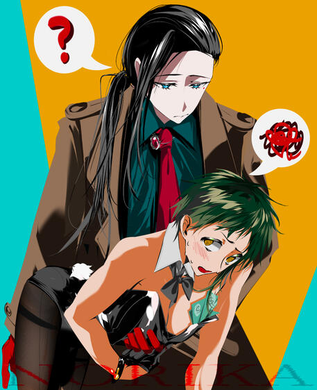 Couple Half-body 双人半身例图