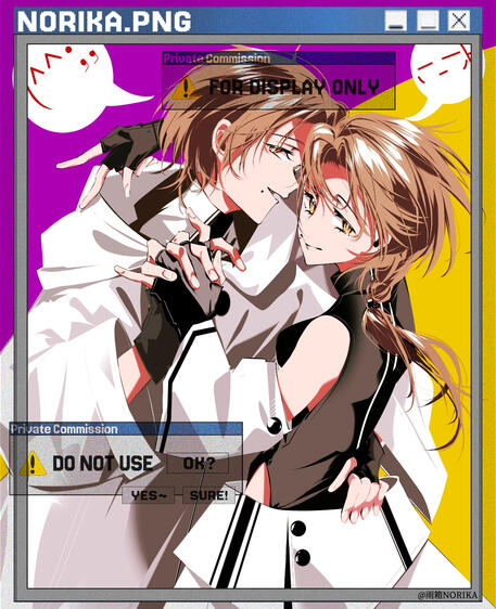 Couple Half-body 双人半身稿件